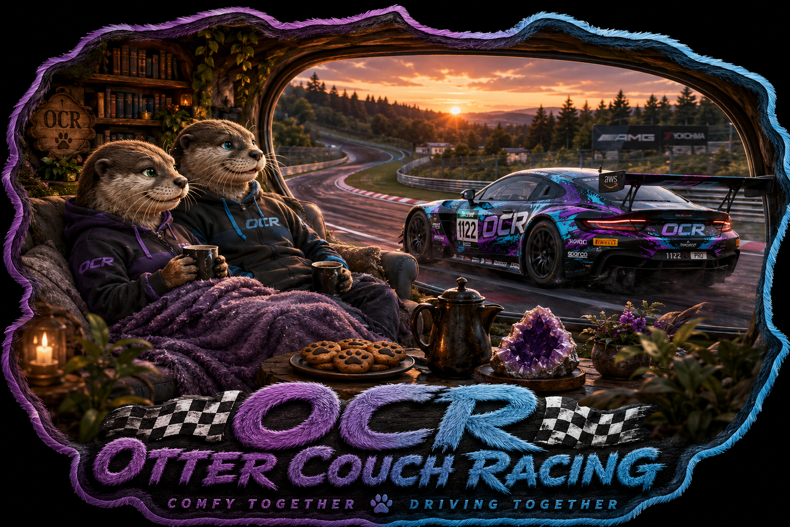 Otter Couch Racing